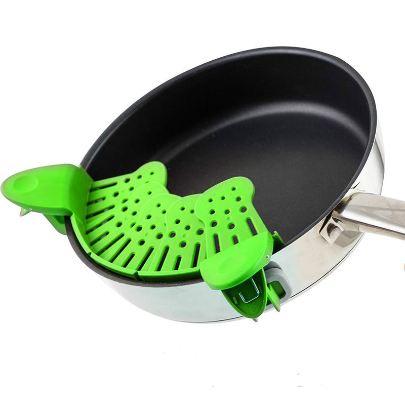 Clip-On Silicone Pan Strainer