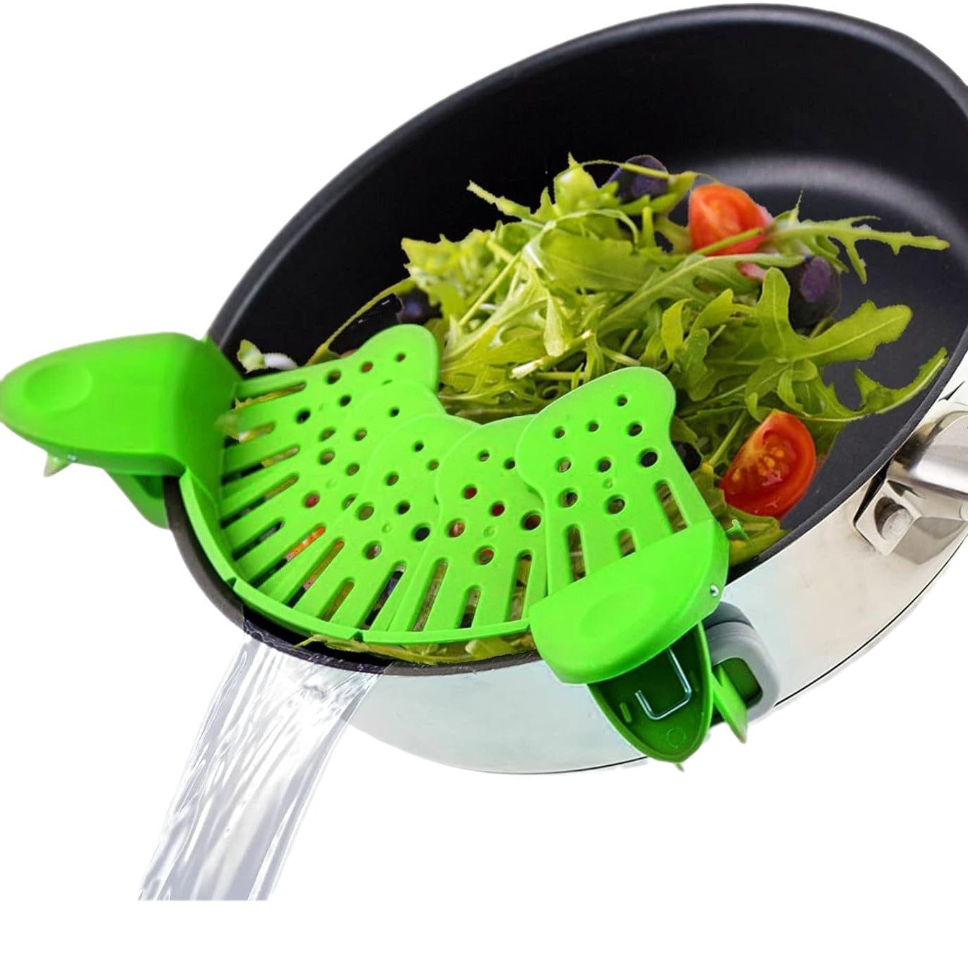 Clip-On Silicone Pan Strainer