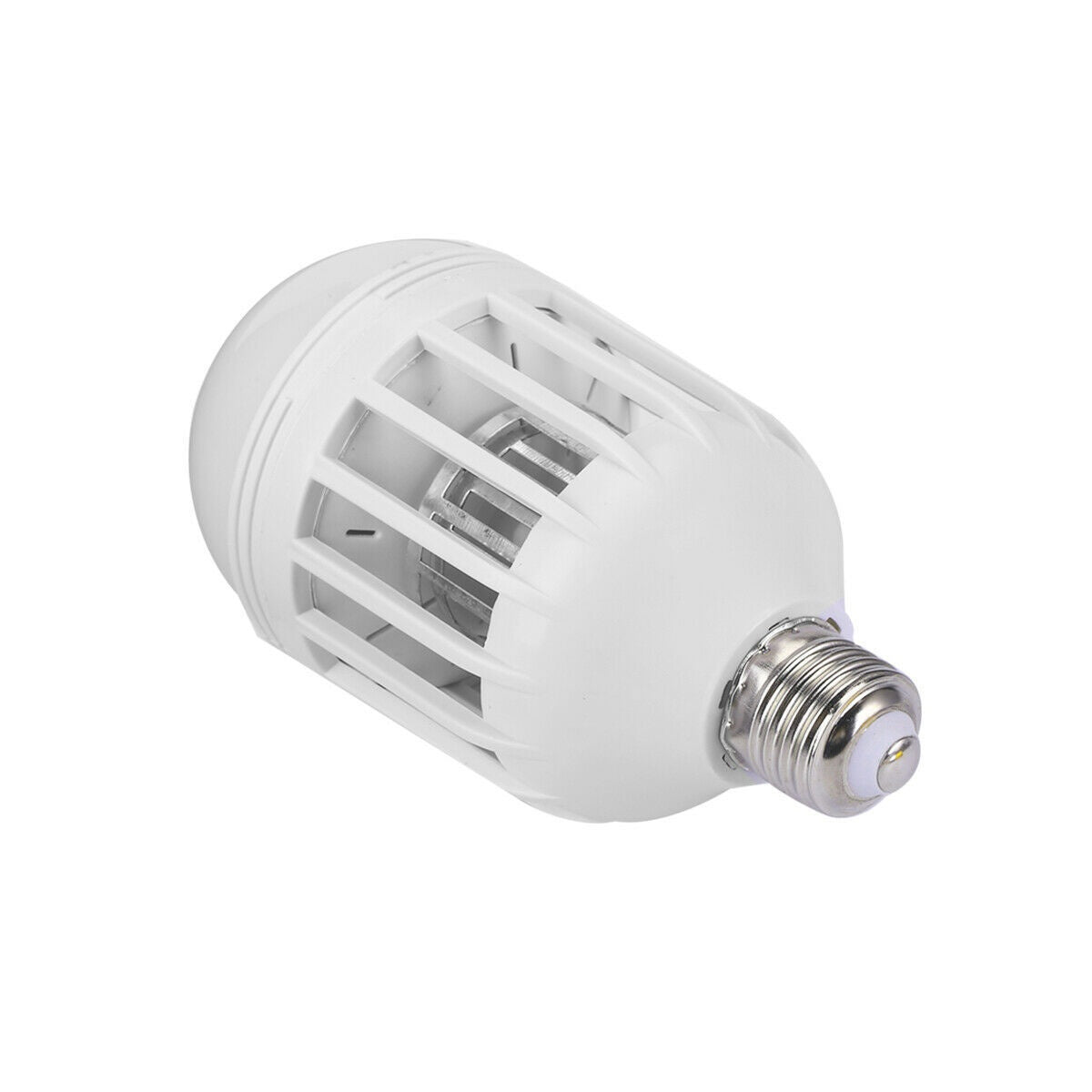 Close-up of Mosquito Killer LED bulb showing design and socket connection