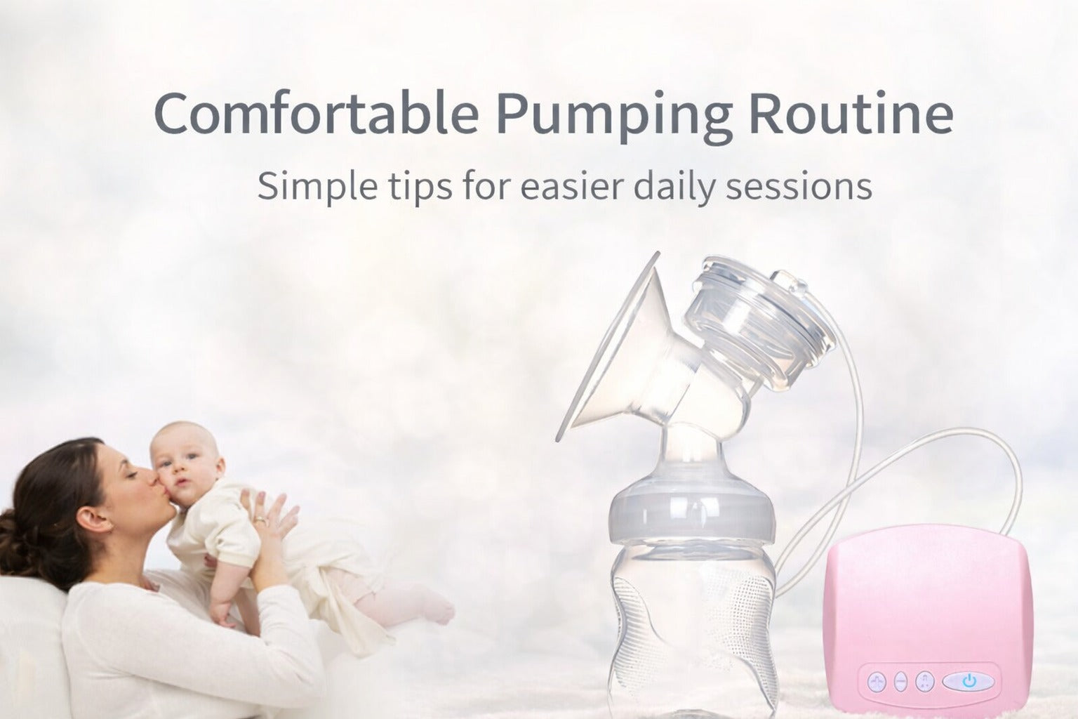 Comfortable Pumping Routine: How to Use an Electric Breast Pump – The ...