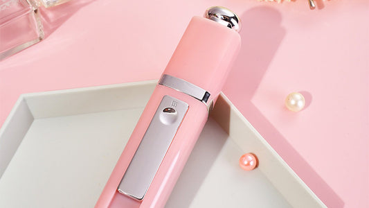 Mist Over Makeup cover featuring the 2-in-1 Nano Facial Mister & Power Bank.