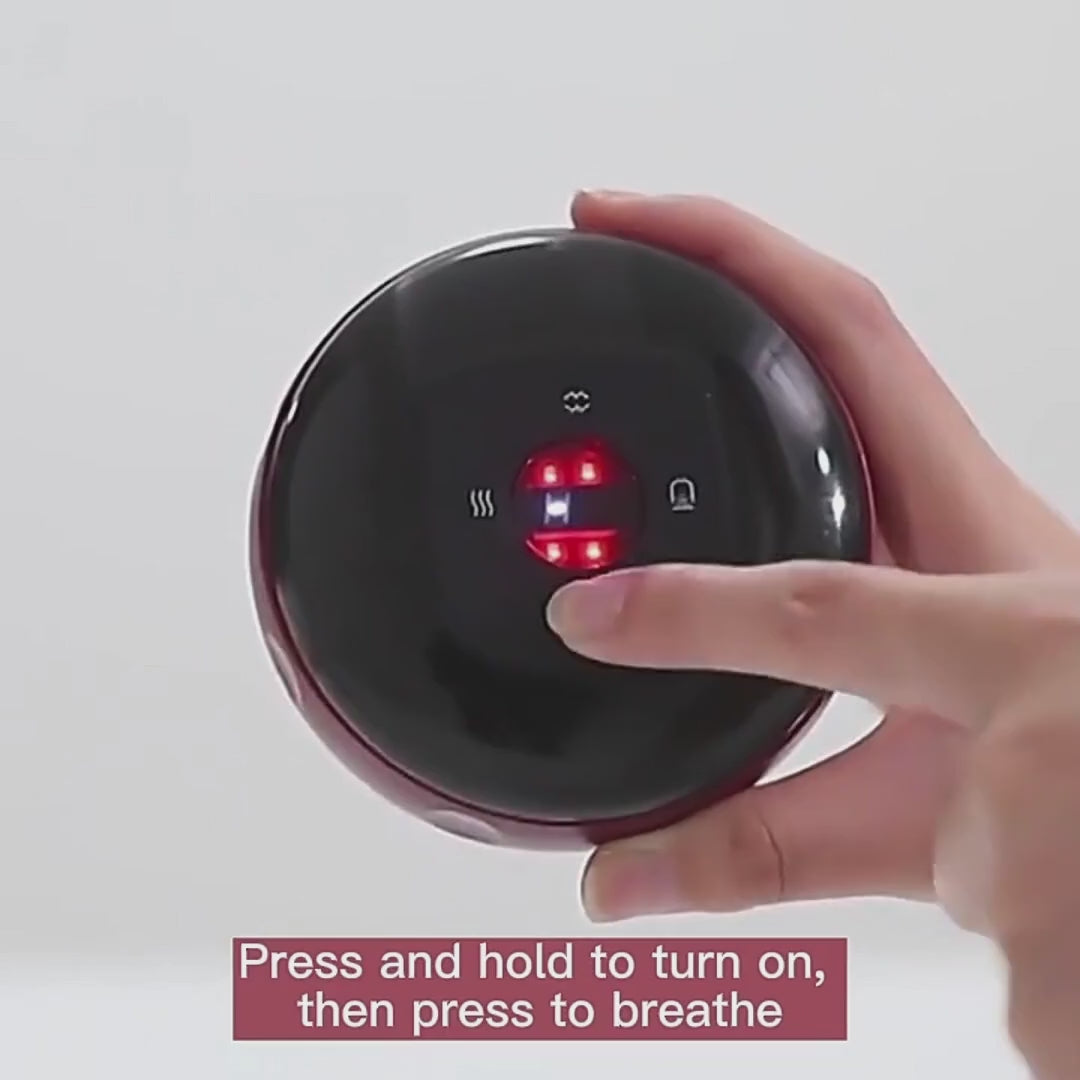 Product video of the Electric Cupping Massager with Red Light showing its suction, heating, and massage functions