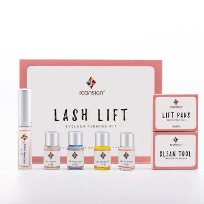 Professional Lash Lift Kit – Full Eyelash Perming Set with Glue, Lotions, and Lift Pads